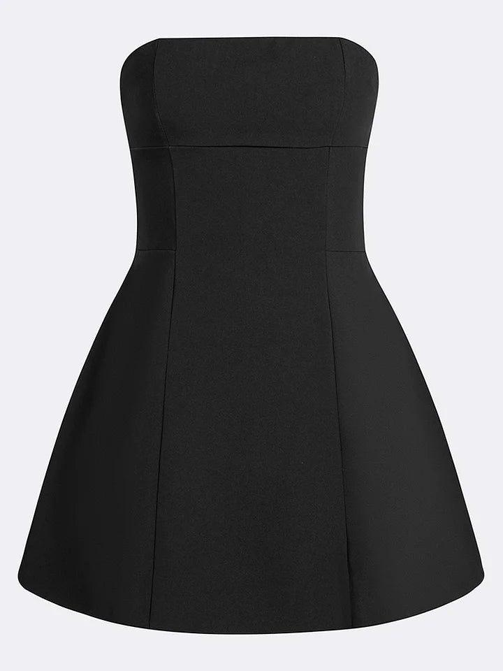 After Dark A - Line Mini Dress - Auraflows