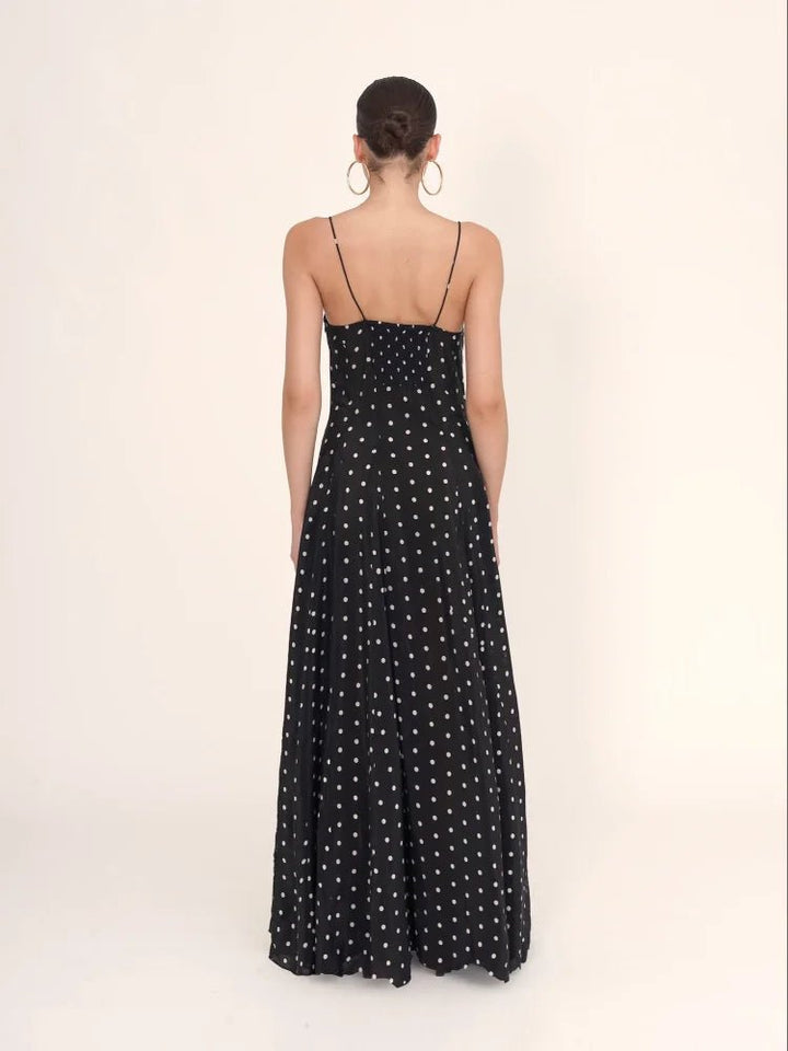 BELGRAVIA Dot Maxi Vintage Dress - Auraflows