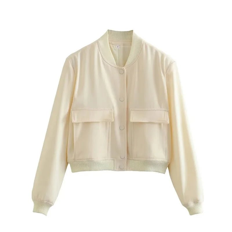 CASTA Y2K Bomber Jacket - Auraflows