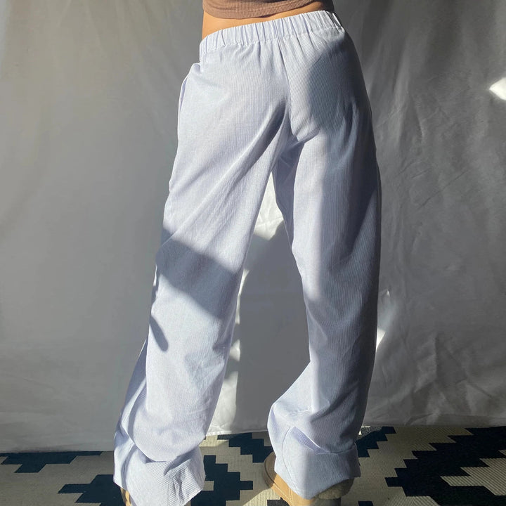 HOLLIS Drawstring Wide Leg Pants - Auraflows