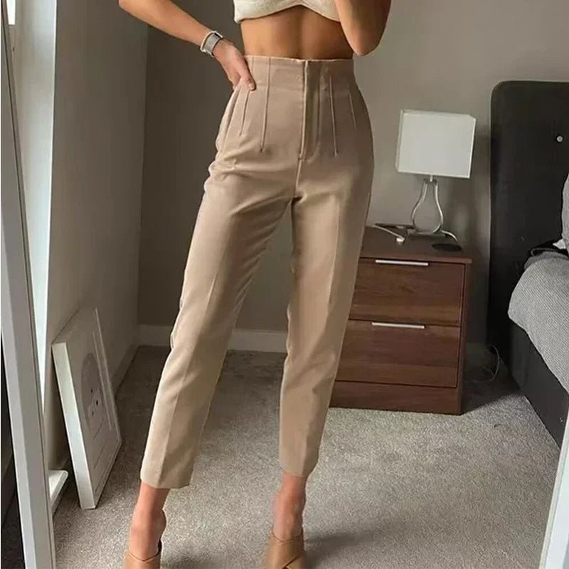 NOUR Vintage Straight Pants - Auraflows